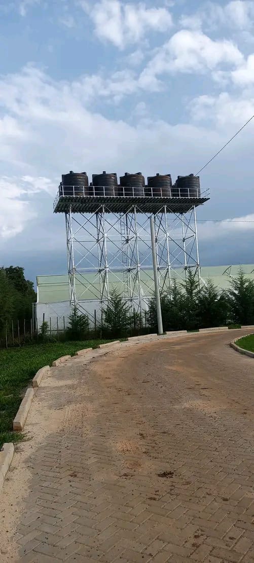 Multi-tank elevated water platform